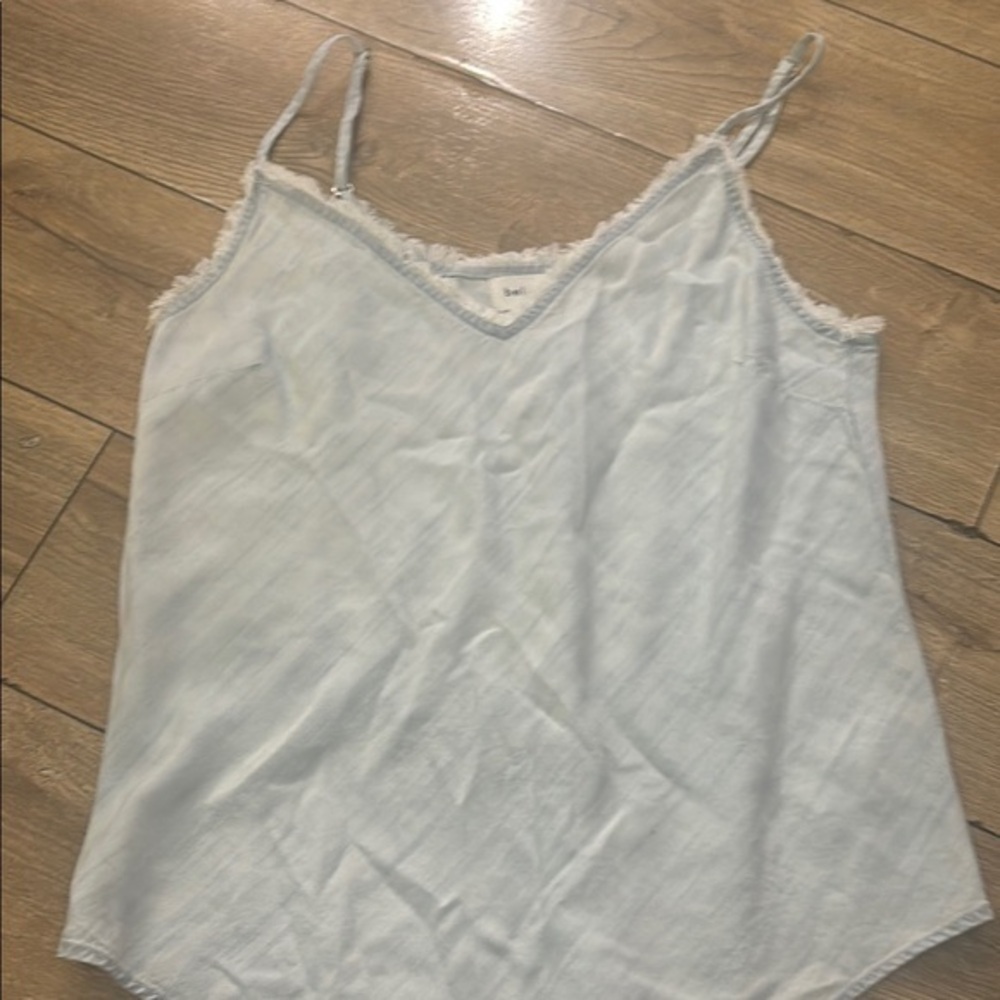 Bella Dahl White Camisole Top with Chic Silhouette